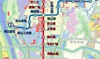 南京地铁二号线线路图